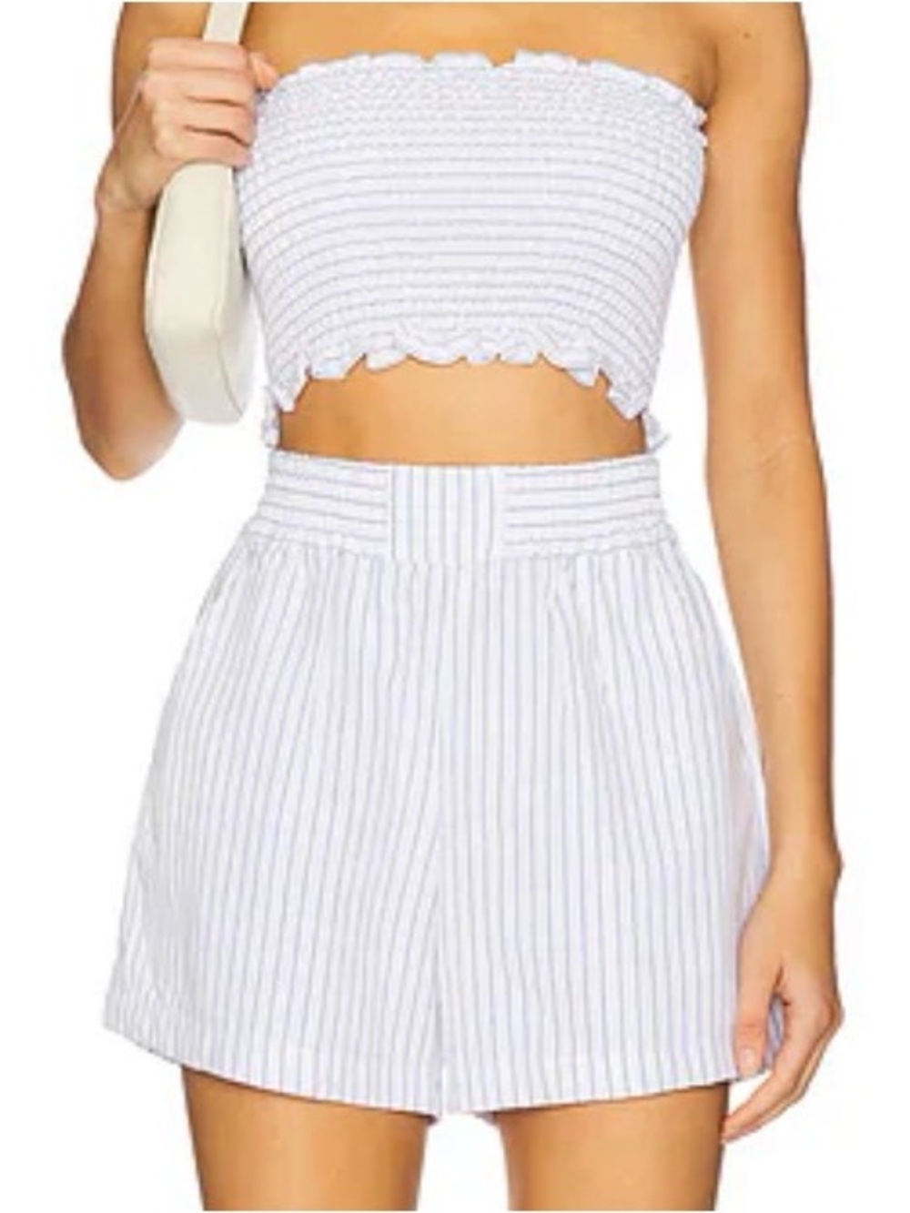 All The Ways - Alice Short Set in Blue Stripe -NWT -XS
